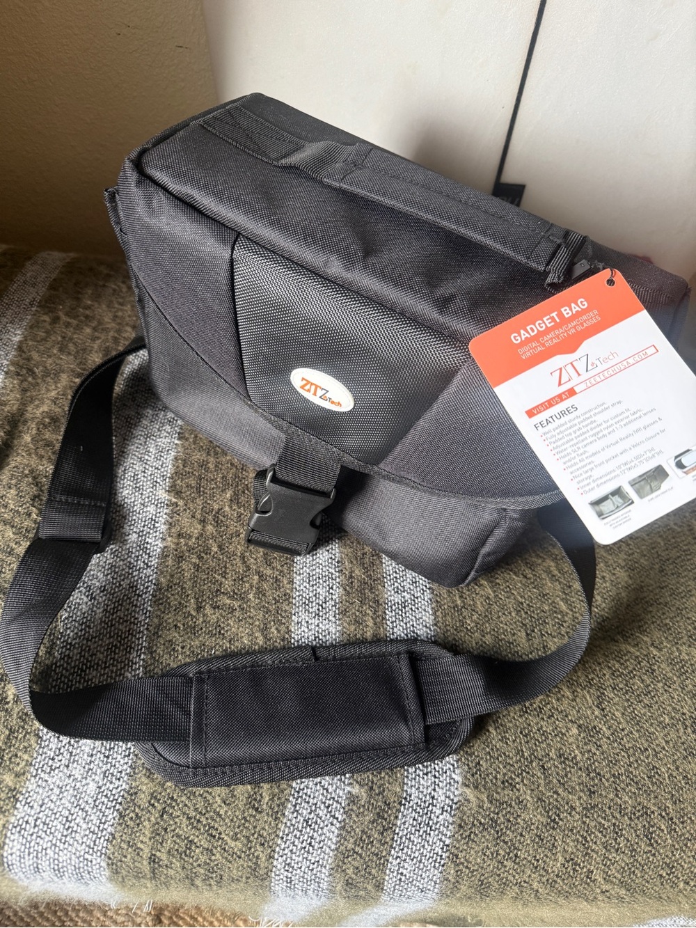 ZITZ Tech Black Gadget Bag dslr camera drone bag new